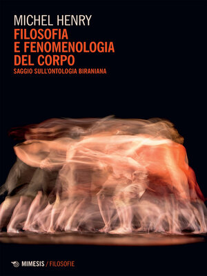 cover image of Filosofia e fenomenologia del corpo